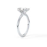 Cushion Bezel Lab Grown Diamond Engagement Ring