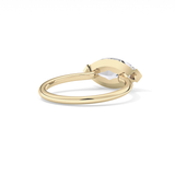 East West Marquise Solitaire Lab Grown Diamond Engagement Ring