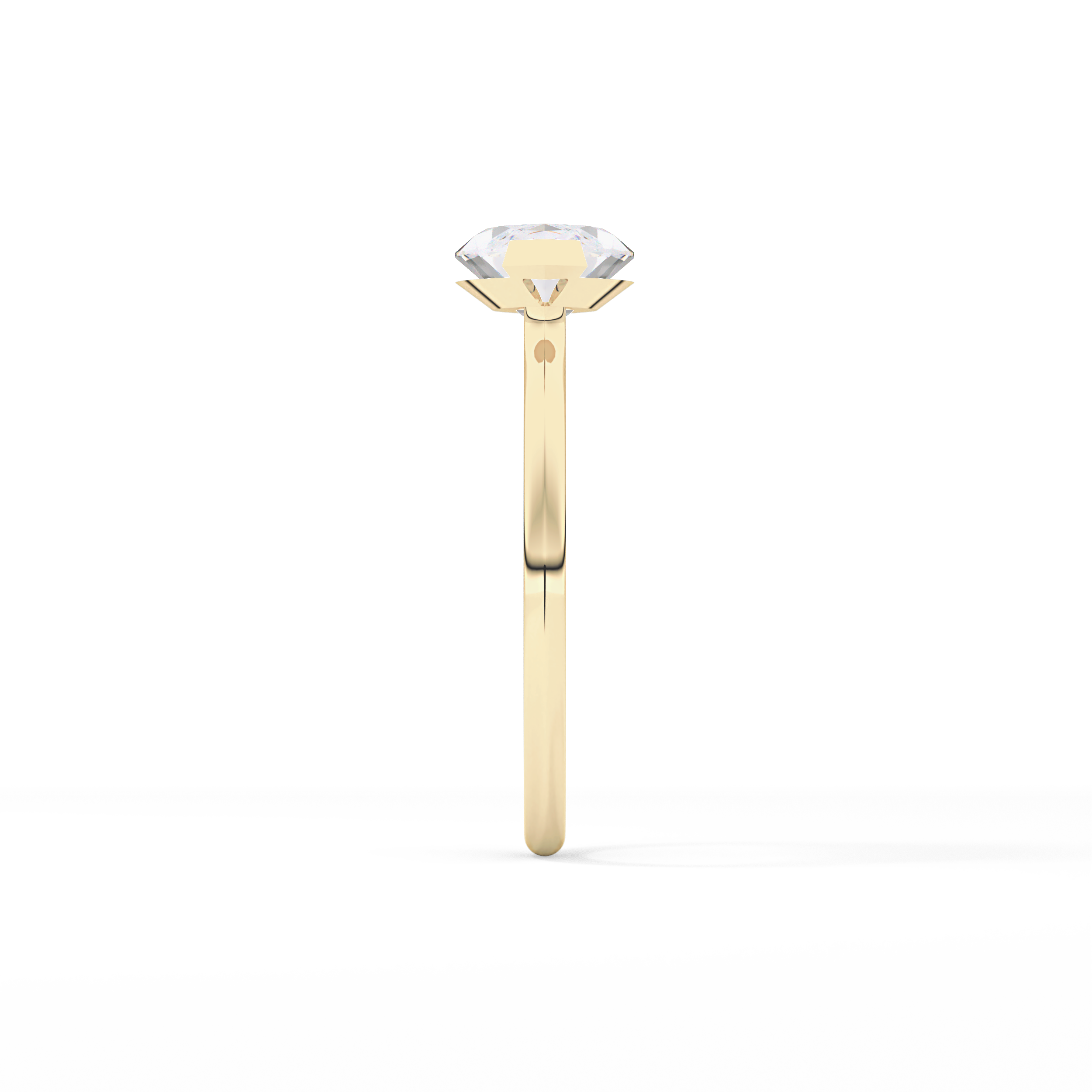 East West Marquise Solitaire Lab Grown Diamond Engagement Ring