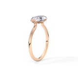 East West Marquise Solitaire Lab Grown Diamond Engagement Ring