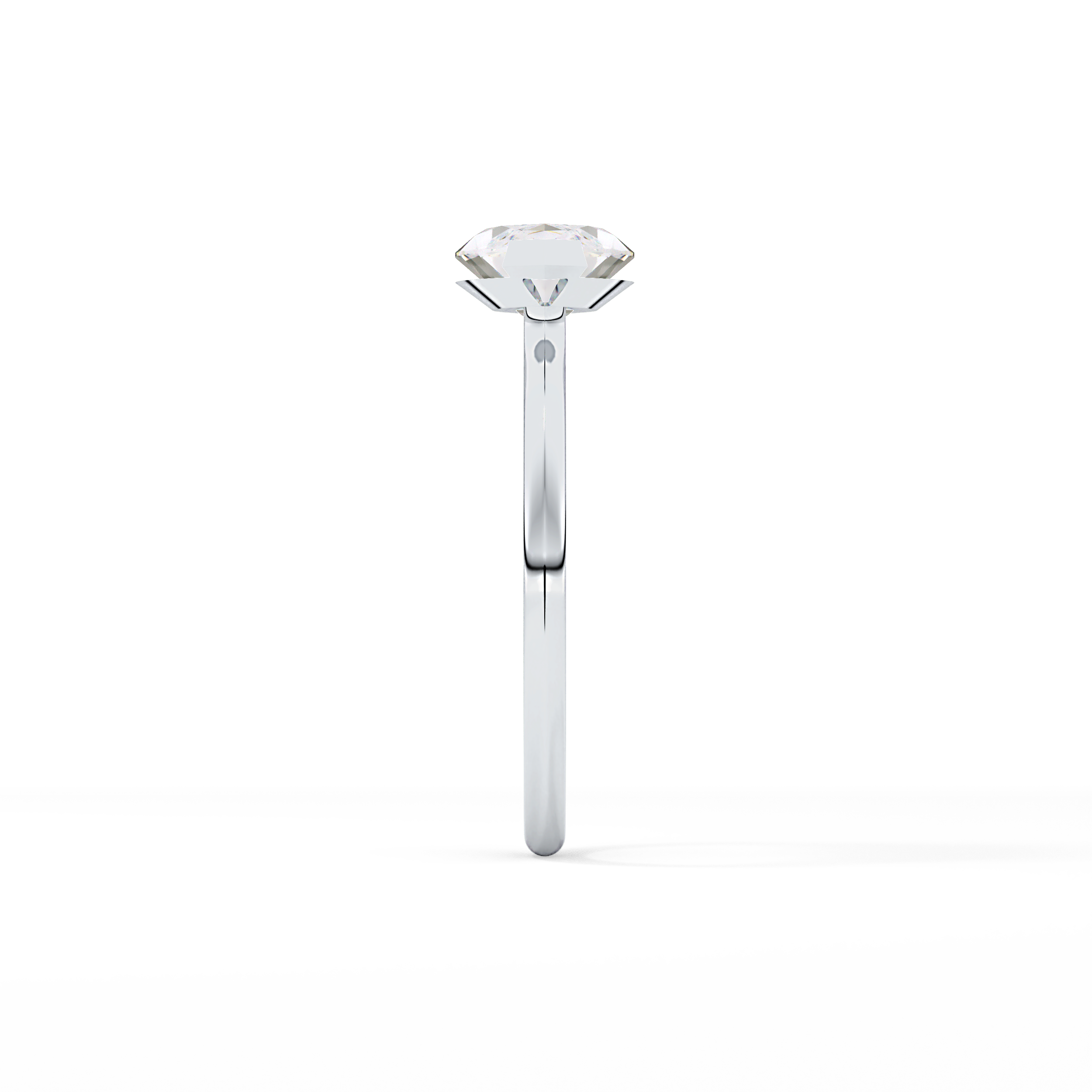 East West Marquise Solitaire Lab Grown Diamond Engagement Ring