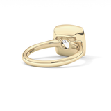 Round Bezel & Solitaire Lab Grown Diamond Engagement Ring