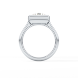 Round Bezel & Solitaire Lab Grown Diamond Engagement Ring