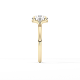 Round Solitaire Lab Grown Diamond Engagement Ring