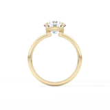 Round Solitaire Lab Grown Diamond Engagement Ring