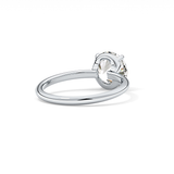 Round Solitaire Lab Grown Diamond Engagement Ring