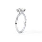 Round Solitaire Lab Grown Diamond Engagement Ring