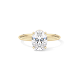 Oval Solitaire Lab Grown Diamond Engagement Ring