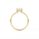Oval Solitaire Lab Grown Diamond Engagement Ring