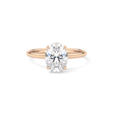 Oval Solitaire Lab Grown Diamond Engagement Ring