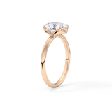 Oval Solitaire Lab Grown Diamond Engagement Ring