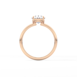 Oval Solitaire Lab Grown Diamond Engagement Ring