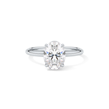 Oval Solitaire Lab Grown Diamond Engagement Ring