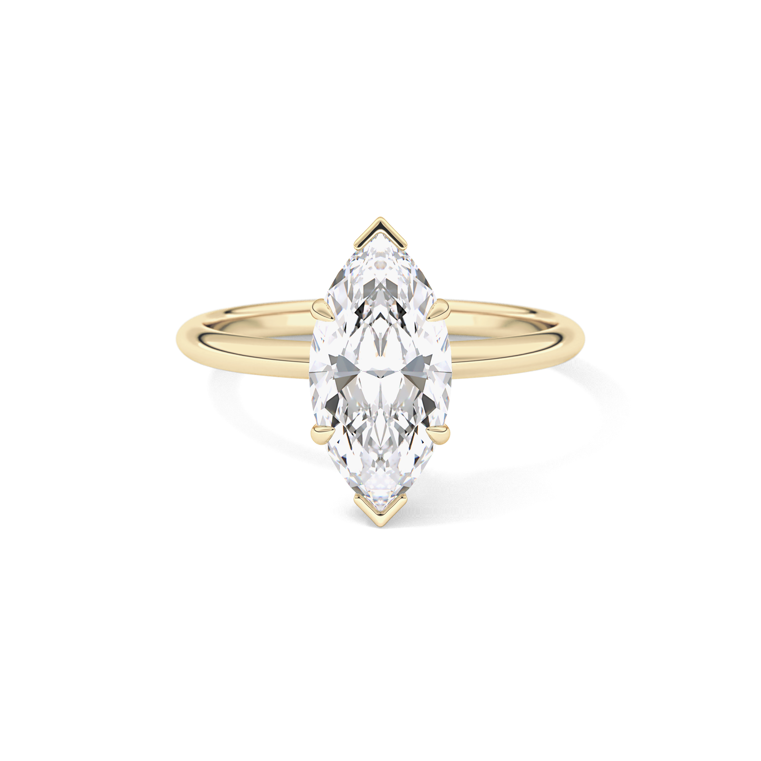 Oval Solitaire Bezel Lab Grown Diamond Engagement Ring