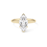 Marquise Solitaire Lab Grown Diamond Engagement Ring