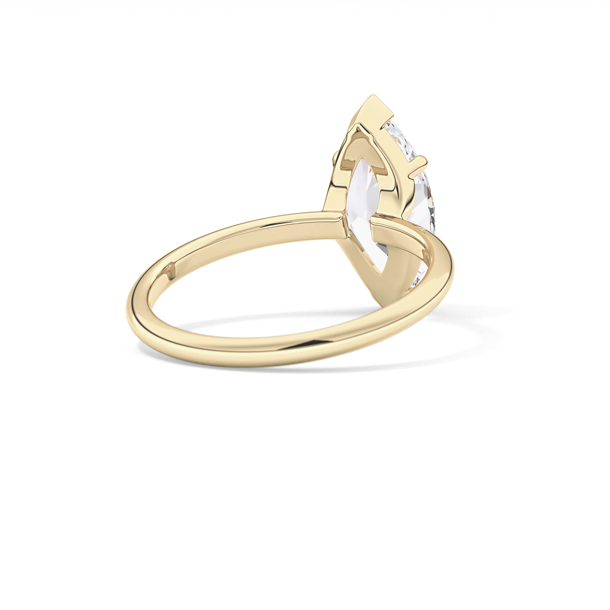 Marquise Solitaire Lab Grown Diamond Engagement Ring