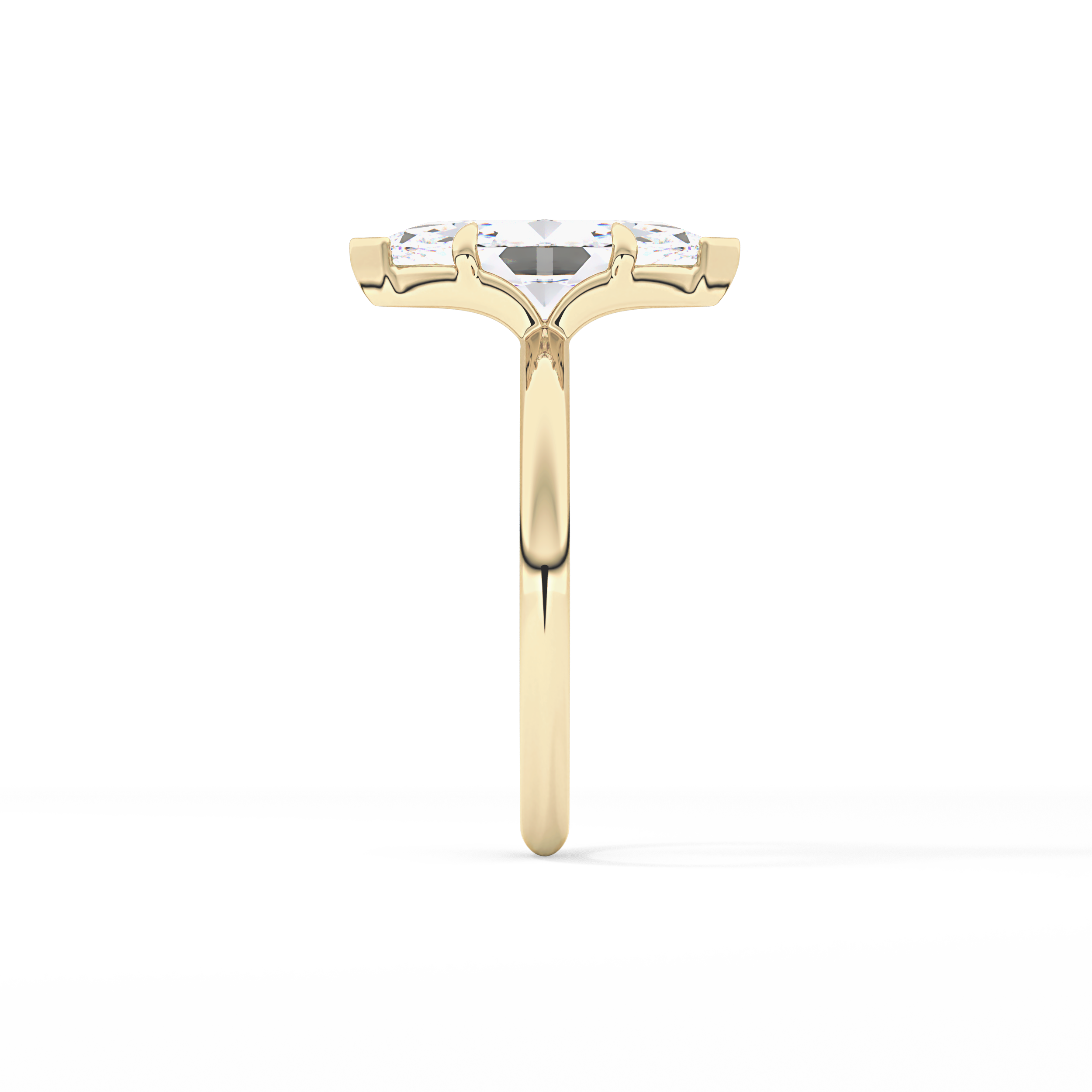 Marquise Solitaire Lab Grown Diamond Engagement Ring