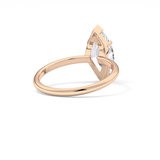 Marquise Solitaire Lab Grown Diamond Engagement Ring