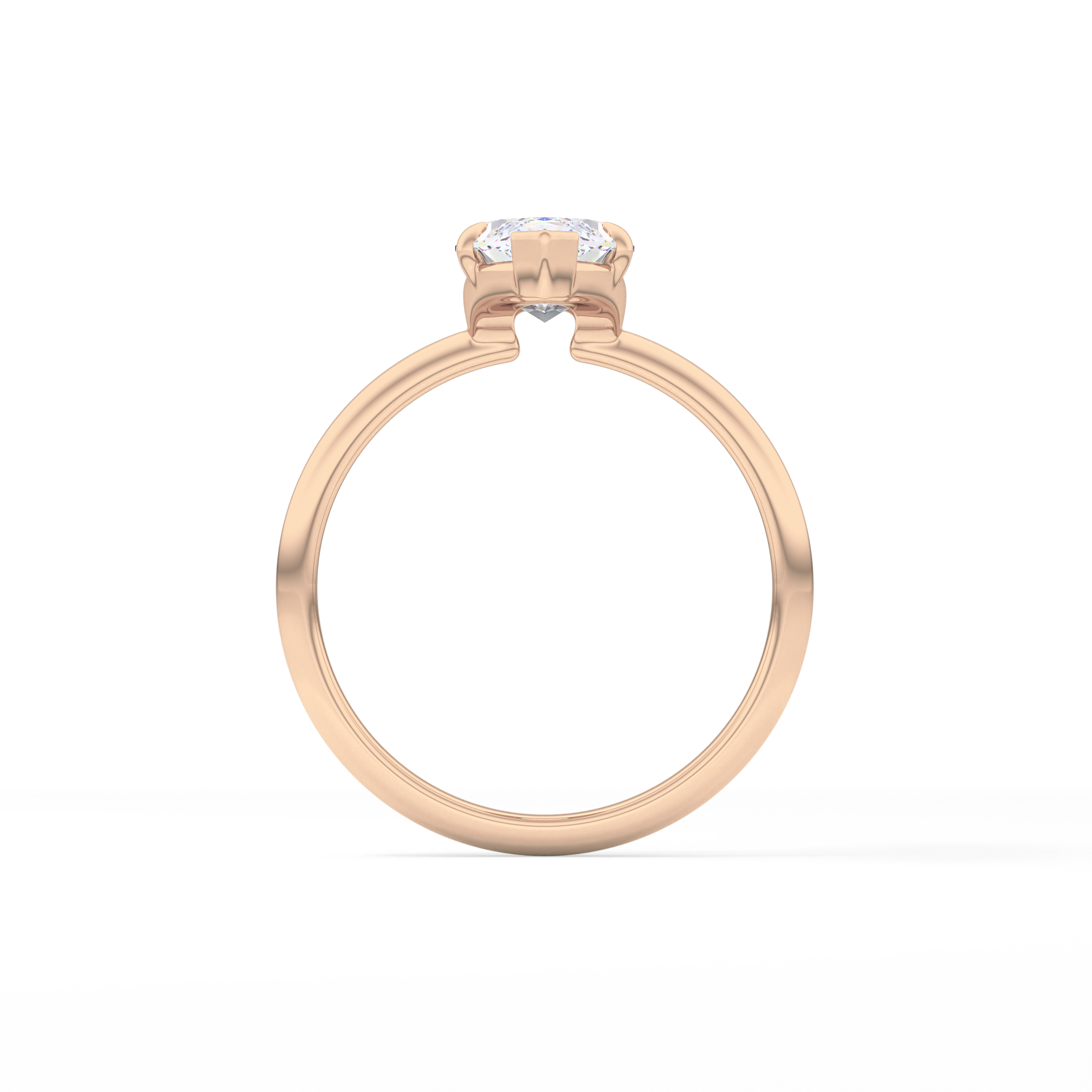 Marquise Solitaire Lab Grown Diamond Engagement Ring