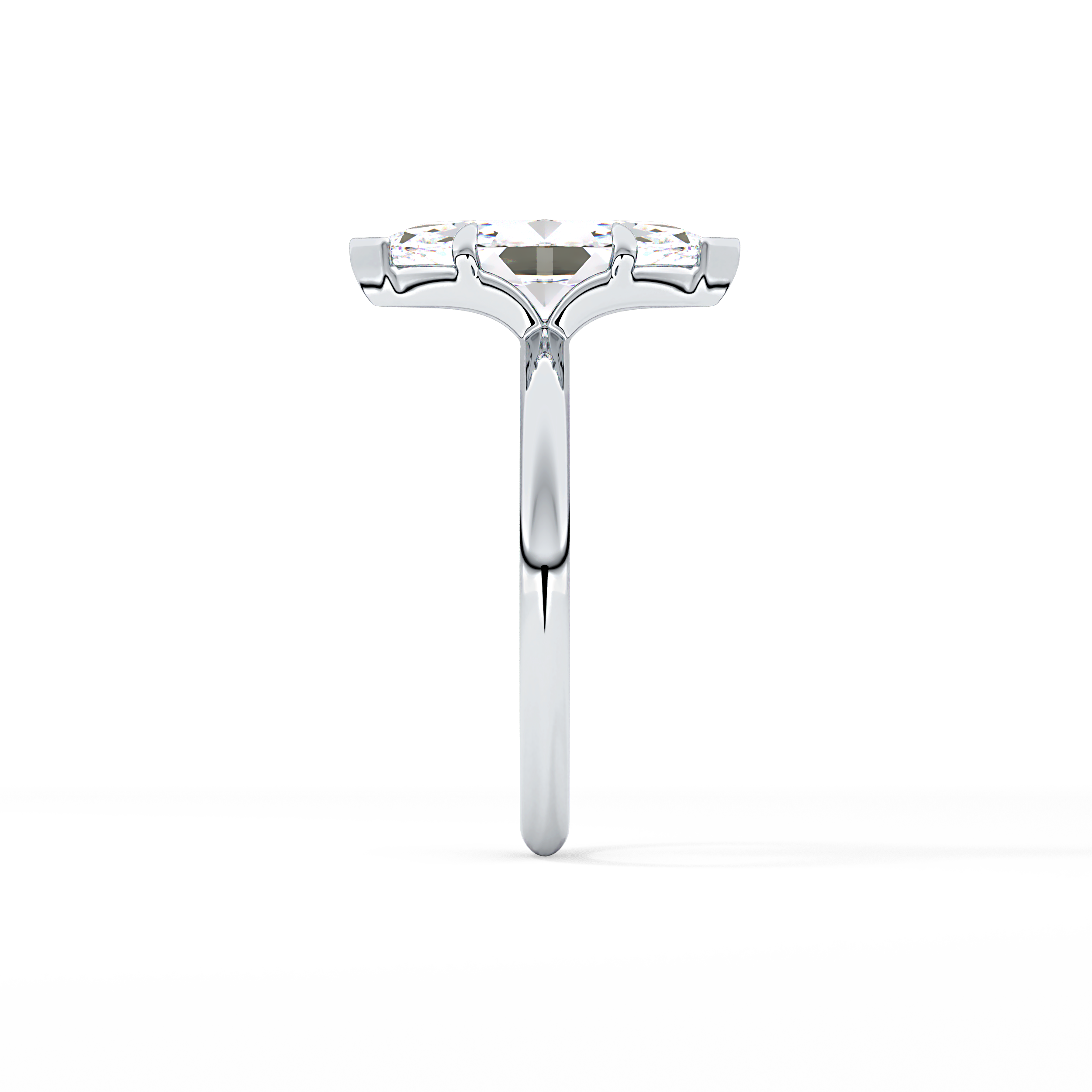 Marquise Solitaire Lab Grown Diamond Engagement Ring