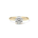 Cushion Solitaire Lab Grown Diamond Engagement Ring