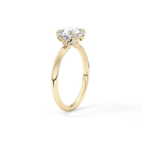 Cushion Solitaire Lab Grown Diamond Engagement Ring