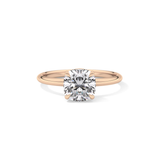 Cushion Solitaire Lab Grown Diamond Engagement Ring