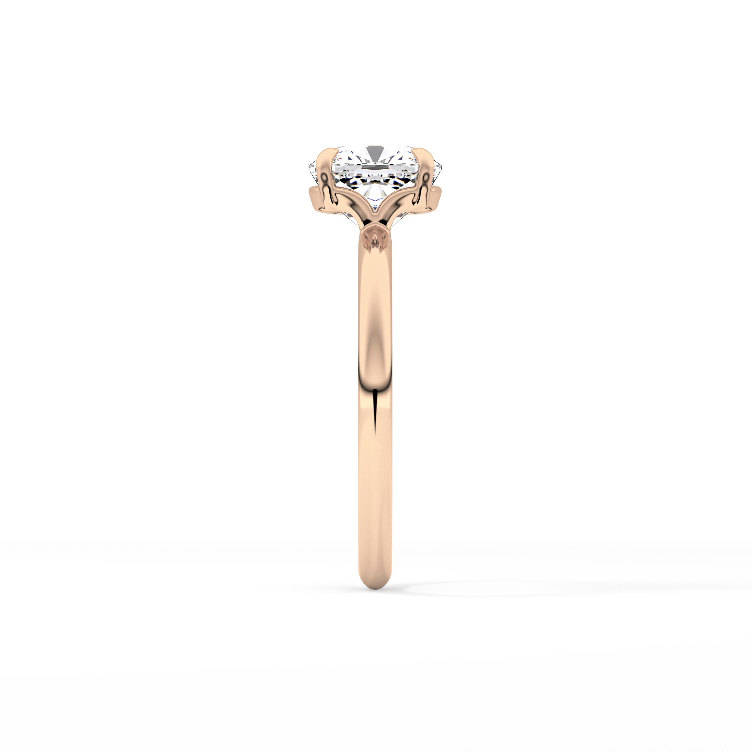 Cushion Solitaire Lab Grown Diamond Engagement Ring