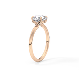 Cushion Solitaire Lab Grown Diamond Engagement Ring