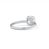 Cushion Solitaire Lab Grown Diamond Engagement Ring
