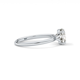 Cushion Solitaire Lab Grown Diamond Engagement Ring