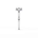 Cushion Solitaire Lab Grown Diamond Engagement Ring