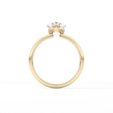 Pear Solitaire Lab Grown Diamond Engagement Ring