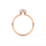 Pear Solitaire Lab Grown Diamond Engagement Ring