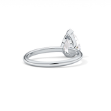 Pear Solitaire Lab Grown Diamond Engagement Ring