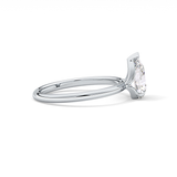 Pear Solitaire Lab Grown Diamond Engagement Ring