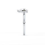 Pear Solitaire Lab Grown Diamond Engagement Ring