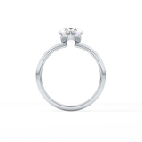 Pear Solitaire Lab Grown Diamond Engagement Ring