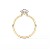 Oval Hidden Halo Lab Grown Diamond Engagement Ring
