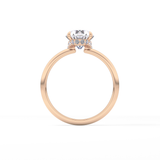 Oval Hidden Halo Lab Grown Diamond Engagement Ring