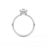 Oval Hidden Halo Lab Grown Diamond Engagement Ring