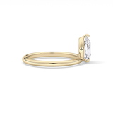 Pear Solitaire Lab Grown Diamond Engagement Ring