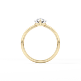 Pear Solitaire Lab Grown Diamond Engagement Ring