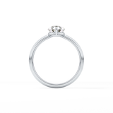 Pear Solitaire Lab Grown Diamond Engagement Ring