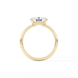 East West Oval Solitaire Lab Grown Diamond Engagement Ring