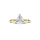 Trillion Solitaire Lab Grown Diamond Engagement Ring