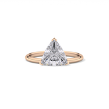 Trillion Solitaire Lab Grown Diamond Engagement Ring