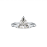 Trillion Solitaire Lab Grown Diamond Engagement Ring