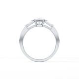 Cushion Three Stone Lab Grown Diamond Engagement Ring