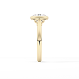 Round Solitaire Bezel Lab Grown Diamond Engagement Ring
